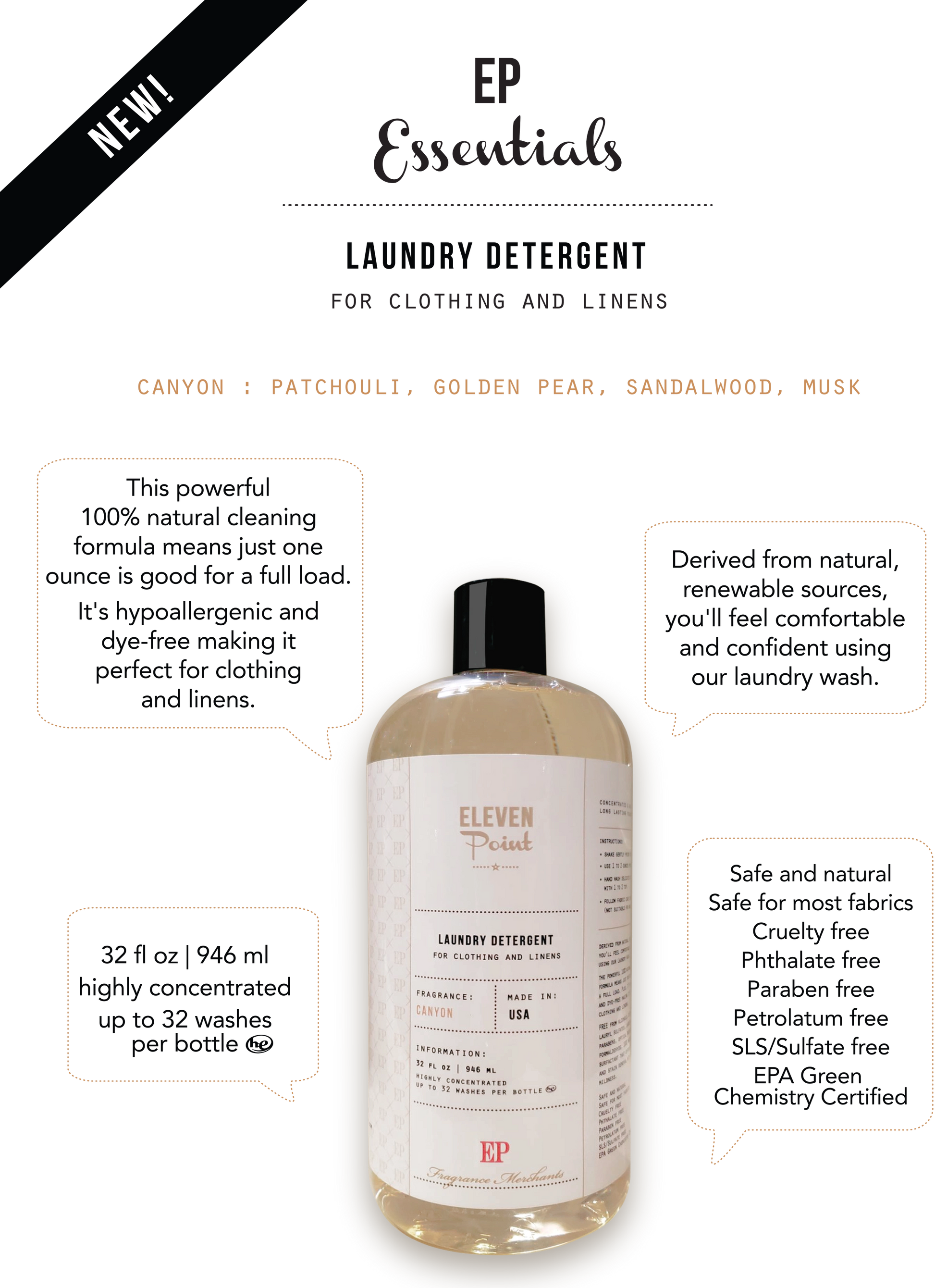 Laundry Detergent - Canyon  Eleven Point