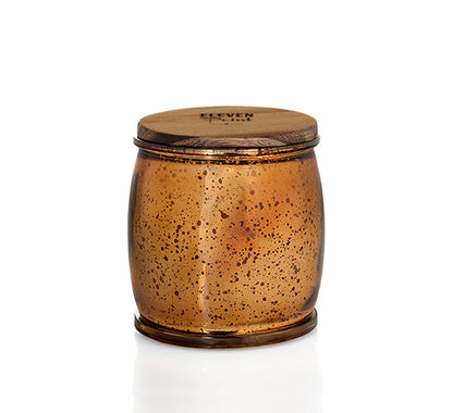 Willow Woods Mercury Barrel Candle in Bronze Candle Eleven Point   
