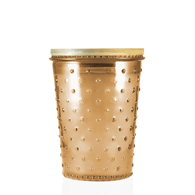 The Hobnail Candle in Caramel Candle Eleven Point