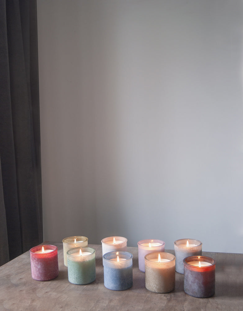 The River Rock Candle in Almond Candle Eleven Point
