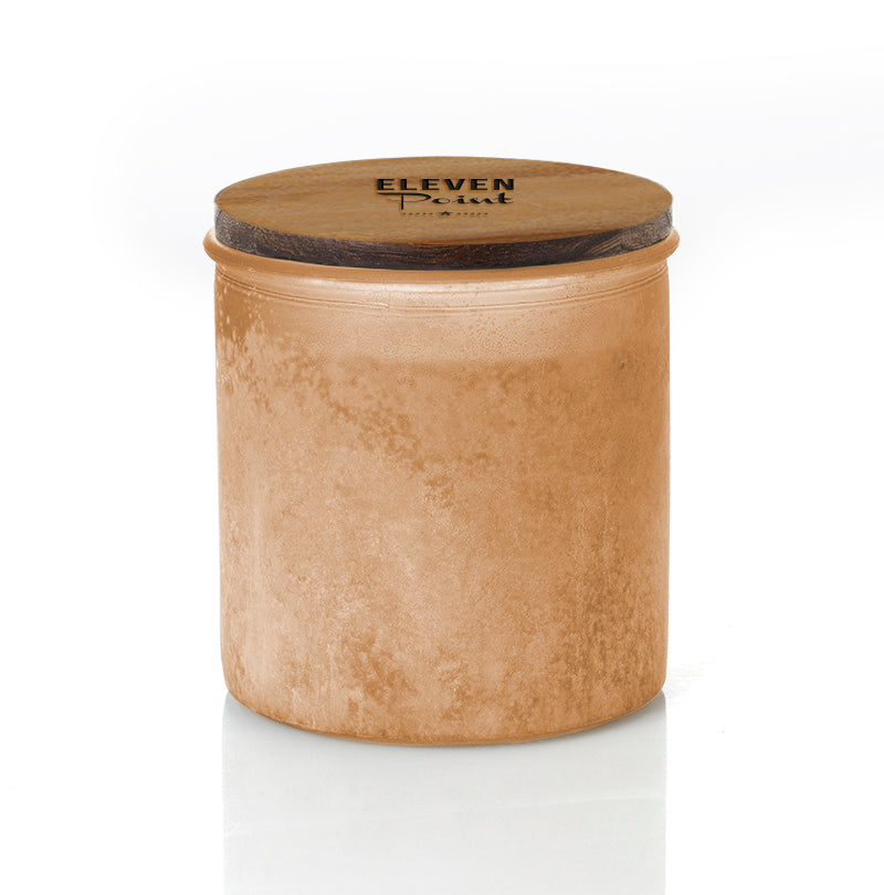 Wildflower River Rock Candle in Orange Candle Eleven Point