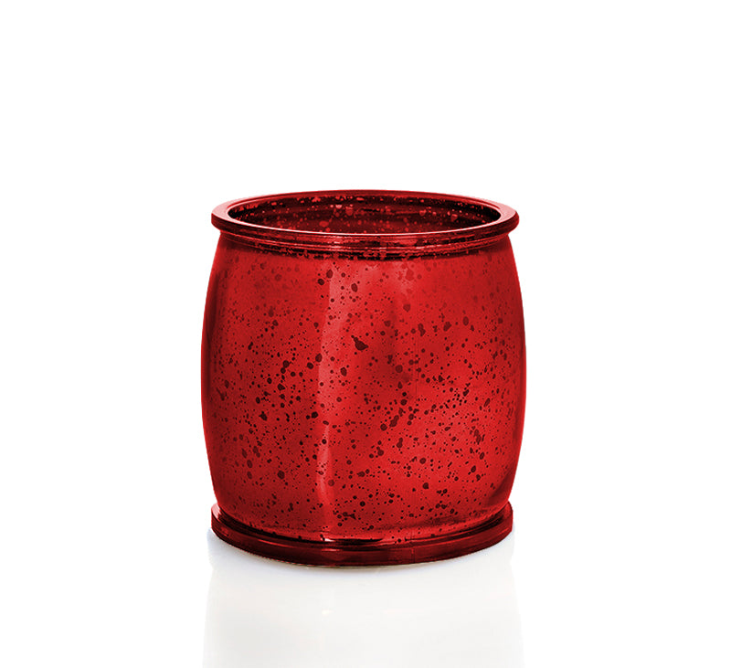 The Mercury Barrel Candle in Red Candle Eleven Point