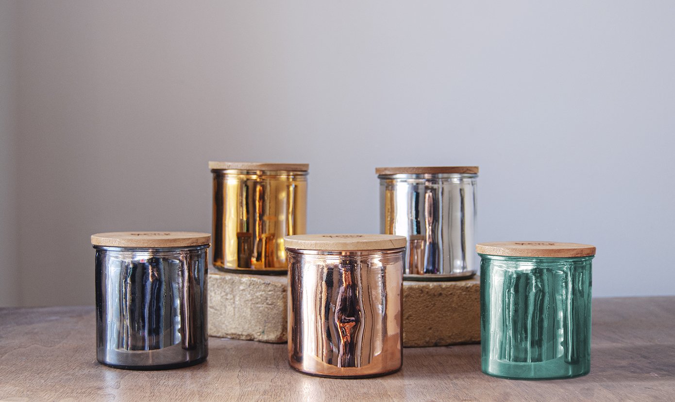 Silver Birch Rock Star Candle in Rose Copper Candle Eleven Point