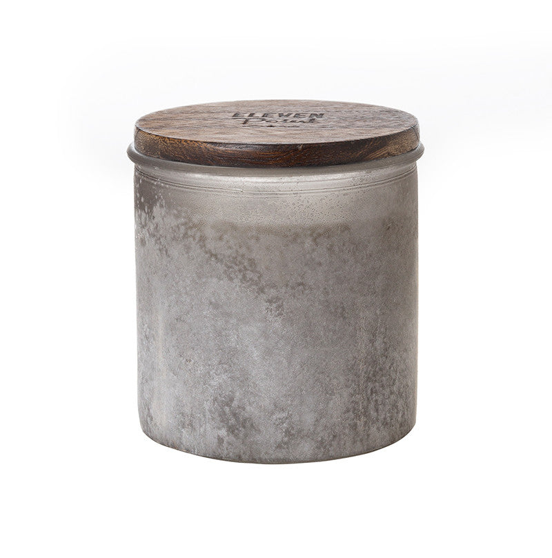 Up A Creek River Rock Candle in Gray Candle Eleven Point