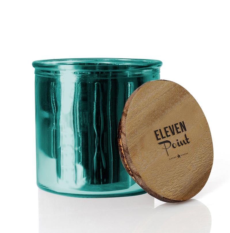 Wildflower Rock Star Candle in Turquoise Candle Eleven Point