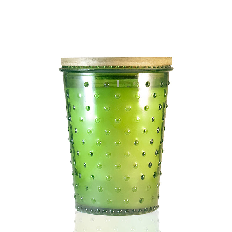 Wildflower Hobnail Candle in Verde Candle Eleven Point