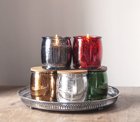 The Mercury Barrel Candle in Green Candle Eleven Point