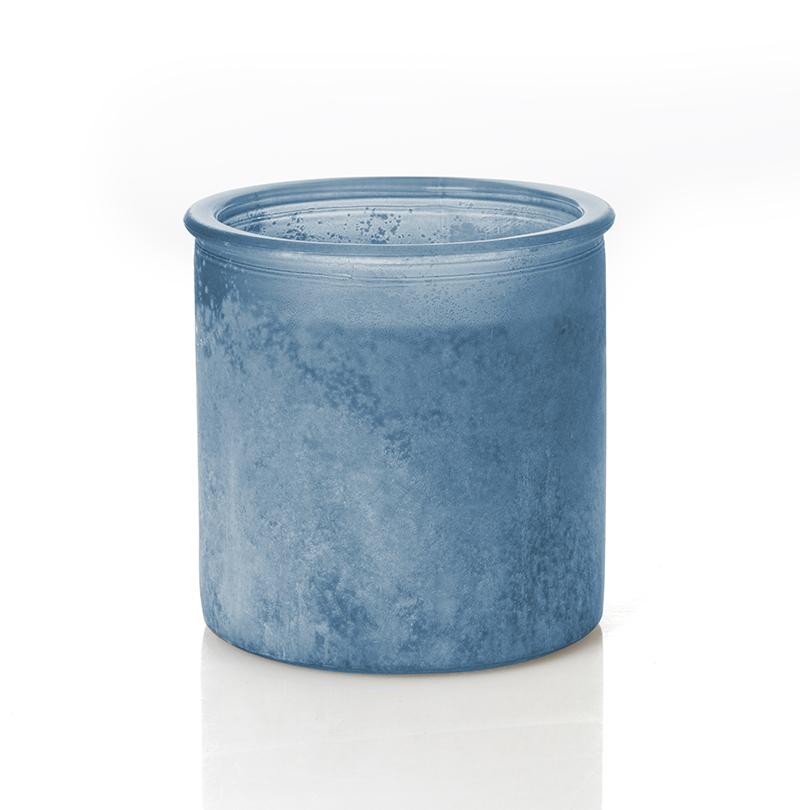 On The Rocks River Rock Candle in Denim Candle Eleven Point   