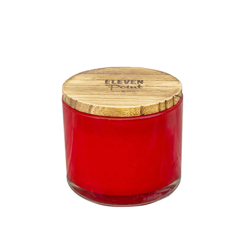 The Boutique Candle in Red Eleven Point