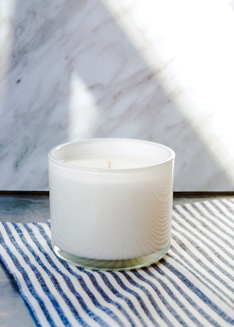 The Boutique Candle in White Eleven Point