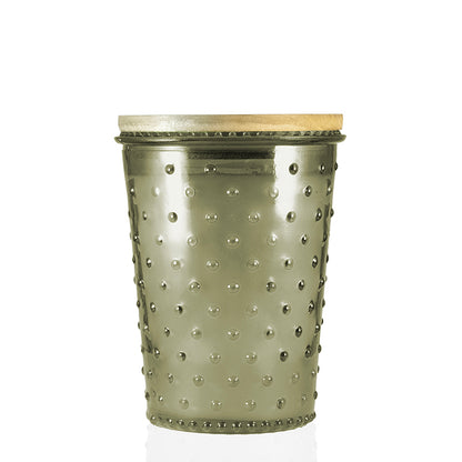 Almond Bark Hobnail Candle in Ash Candle Eleven Point   