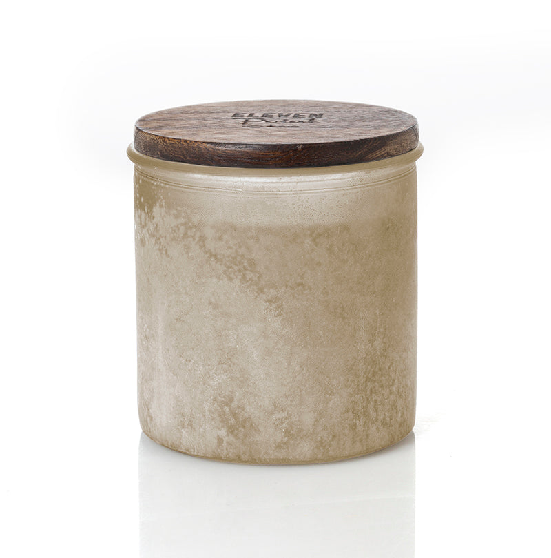 Float Trip River Rock Candle in Almond Candle Eleven Point   