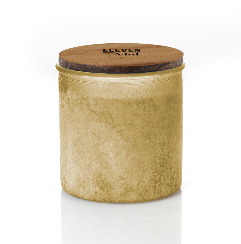 Arrow River Rock Candle in Olive Candle Eleven Point   