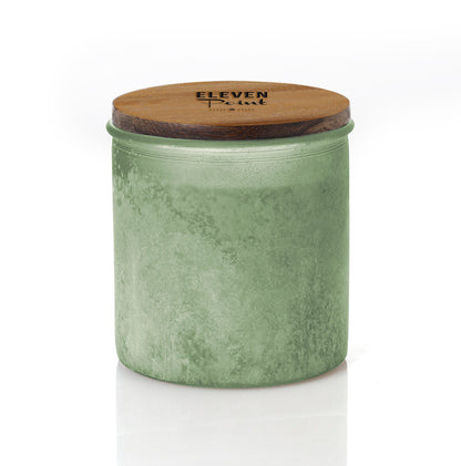 Happy Camper River Rock Candle in Sage Candle Eleven Point   