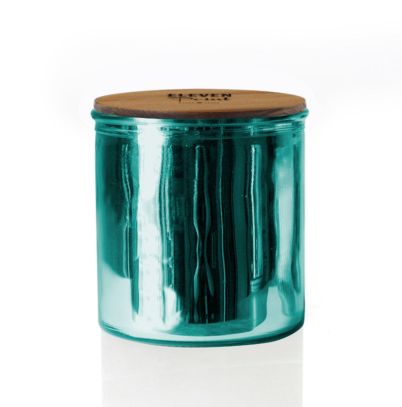 Just Peachy Rock Star Candle in Turquoise Candle Eleven Point   