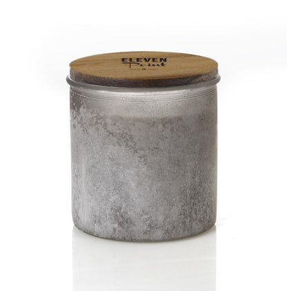 Jack Frost River Rock Candle in Gray Candle Eleven Point   