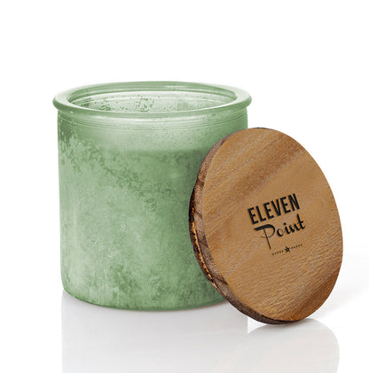 Cast Iron Cookies River Rock Candle in Sage Candle Eleven Point   