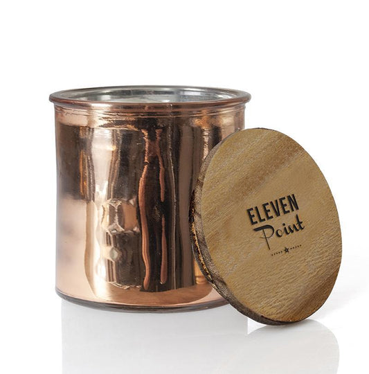 The Rock Star Candle in Rose Copper Candle Eleven Point   