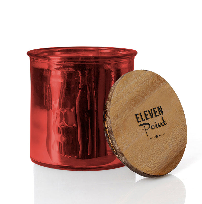 On The Rocks Rock Star Candle in Red Candle Eleven Point   