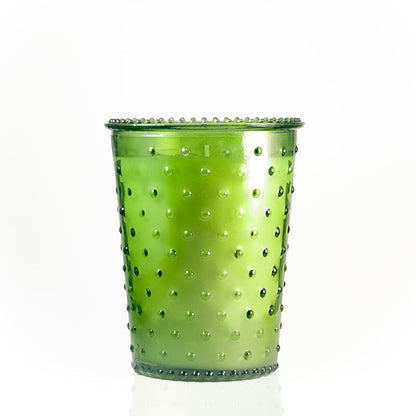 Lover's Lane Hobnail Candle in Verde Candle Eleven Point   