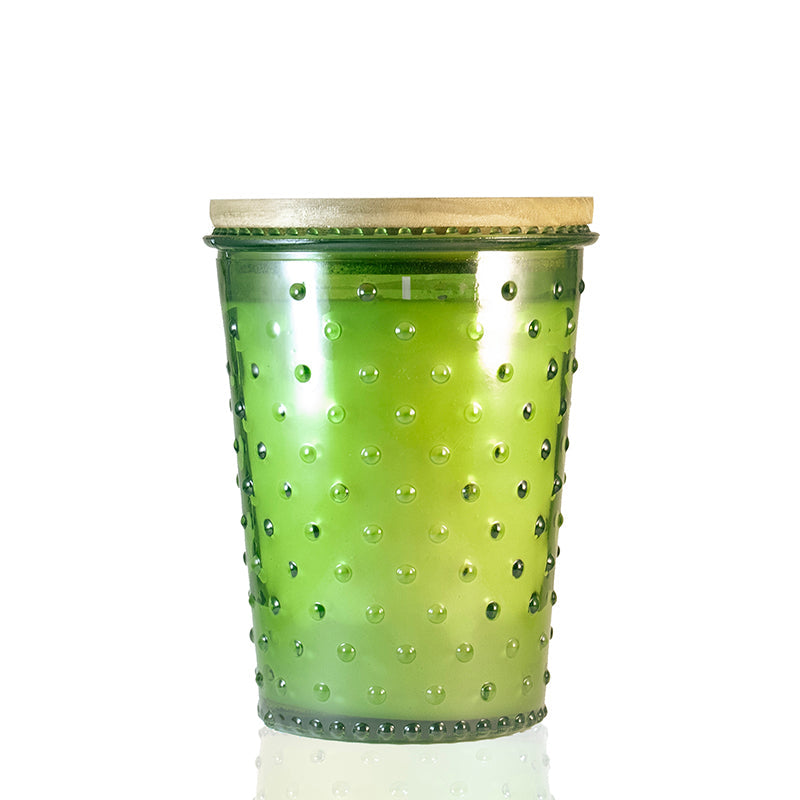 Lover's Lane Hobnail Candle in Verde Candle Eleven Point   