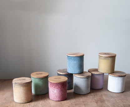 Holiday No. 11 River Rock Candle in Almond Candle Eleven Point   
