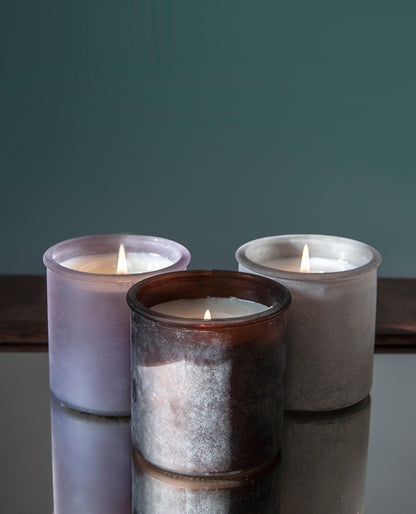 The River Rock Candle in Fresh Plum Candle Eleven Point   