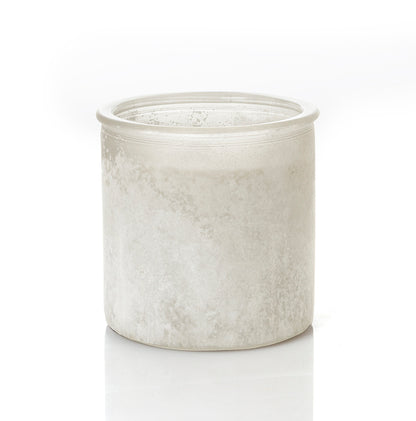 The River Rock Candle in Soft White Candle Eleven Point   